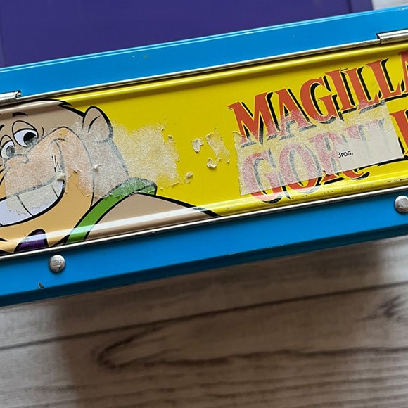 Magilla Gorilla Metal Lunch Box Hanna Barbara 10" x  8" x 3" - Picture 8 of 8